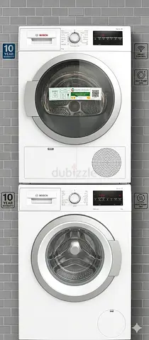 Bosch series 6 9 kg washer and 9 kg dryer separate set sale by bnm