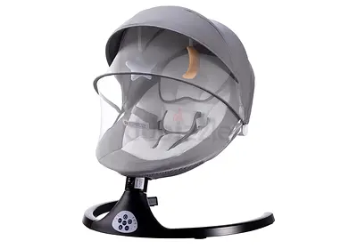 Baby Swing，Electric Motorized Infant Swing,Remote Control Indoor Baby Rocker with 5 Sway Speed