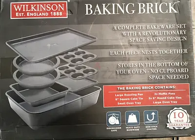 Wilkinson Baking Brick - Complete Bakeware Set
