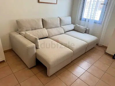 L-SHAPED ikea eskilstuna sofa bed