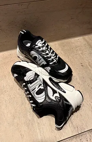 Dior chrono black and white shoes