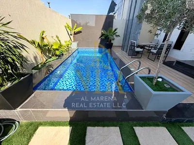 For annual rent - Villa in Al-Haliou area. A unique opportunity to live with a swimming pool and fully furnished. A spacious villa in a quiet location