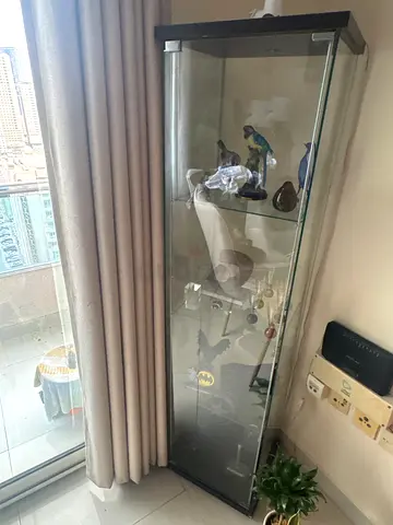 Glass door cabinet