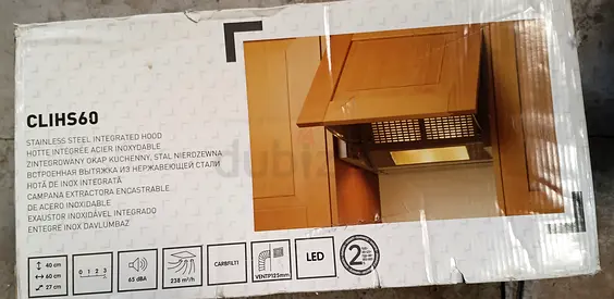 Stainless Steel Integrated Hood - CLIHS60