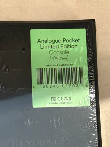 Analogue Pocket Limited Edition Console (Yellow)