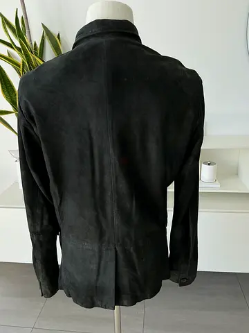 All Saints Black Leather mens jacket