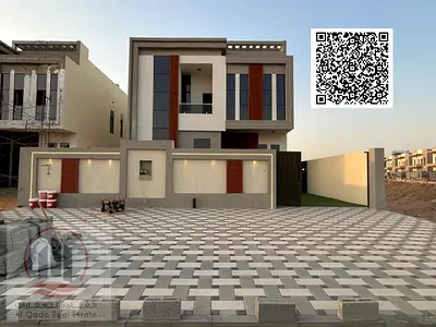 For sale, a villa in Ajman Al Helio, 4 master rooms, a Majles room, a hall, and a maid’s room, freehold for all nationalities, Installment with out do