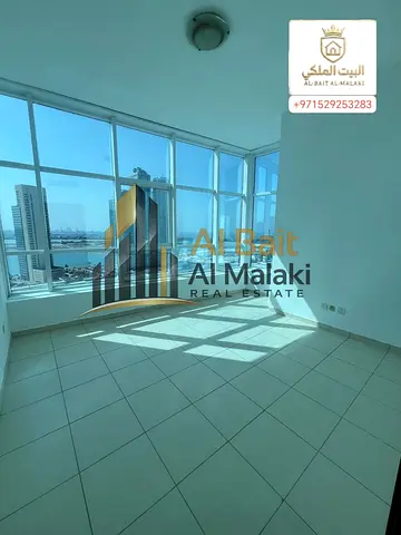 One bedroom and living room in Al Taawun with free parking and a beautiful open view With a balcony Two bathrooms Full sea view Available in four or six installments, subject to the owner's approval