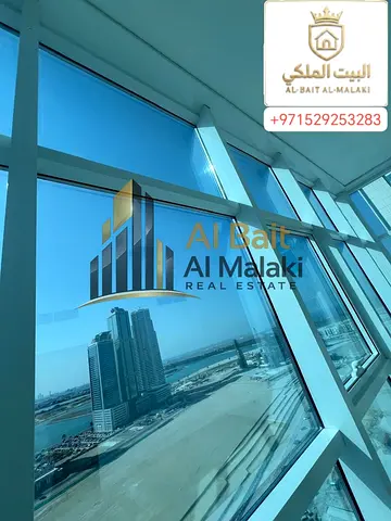 One bedroom and living room in Al Taawun with free parking and a beautiful open view With a balcony Two bathrooms Full sea view Available in four or six installments, subject to the owner's approval