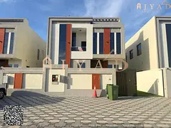 Villa for Sale in Al Helio 1, Ajman | 4 Bedrooms + Living Room + 2 Halls | Land Area 3014 sq ft | Re