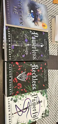 4 books for 150..Powerless,Reckless, Powerful Shatter Me