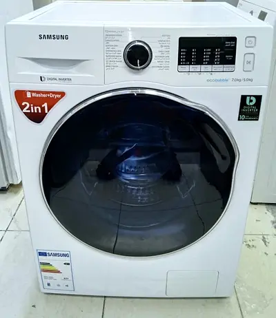 Samsung 2025 2in1 7kg Washer/ 5kg Dryer Front Door Washing Machine For Sale!!!With Delivery Free!!!