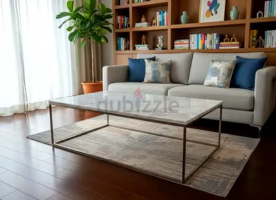 Streamline Marble Rectangle Coffee Table 112x62 cm Height 41 cm