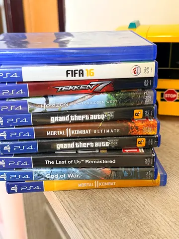 Collection of PlayStation 4 Video Games