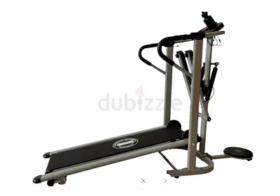 Manual Treadmill with Digital Monitor - 12 KMPH Speed Range