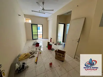 The most beautiful and best-priced one-bedroom apartment with a living room in Al Butina, featuring a balcony with an open view.