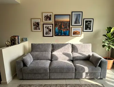 Multi-Purpose Sofa Bed Use it as a sofa, lounger, or bed. A perfect multi-functional piece f