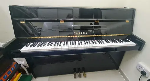 Urgent Sale- Yamaha Upright Piano - Black, Good Working Condition