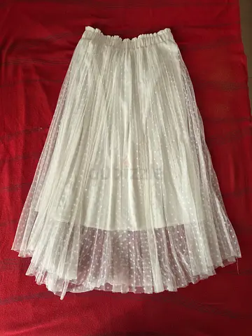 White skirt