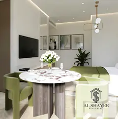 Furnished 1BR Apartment | Altai Tower JVT | Pool &amp; Park Views