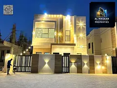 Villa for sale in Ajman at a bargain price, all fees included. Excellent location. Freehold ownershi