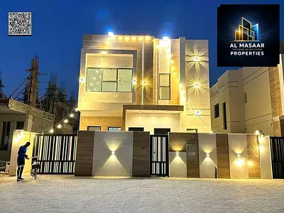 Villa for sale in Ajman at a bargain price, all fees included. Excellent location. Freehold ownership for life for all nationalities with bank financi