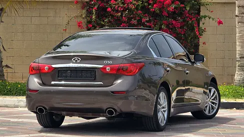 Like New Top Of The Range Infiniti Q50 Sport 2.0T GCC Specs Full Service History Excellent Condition-2
