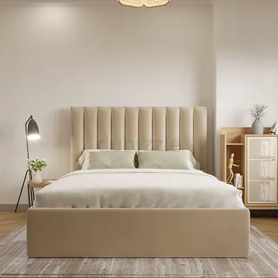Brand New Queen size bed with medical mattress Queen bed storage bed good Quality