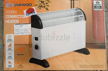 DAEWOO 2000W Convector Heater