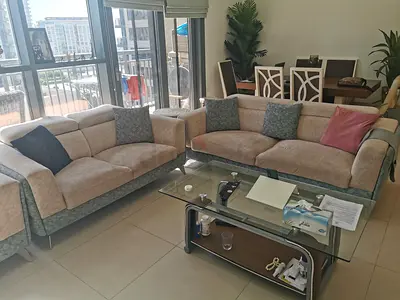 Elegant Modern Sofa Set with Coffee Table