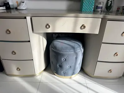 Elegant Dressing Table with Stool.