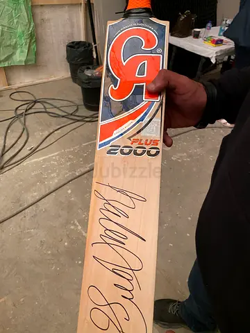Babar azam signed bat with proof