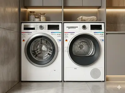 BOSCH LATEST MODEL SERIES 4 9 kg washer and 9 kg dryer separate set BY bnm