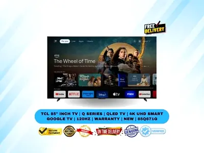 TCL 85 Inch TV | Q Series | QLED TV | 4K UHD Smart Google TV | 120Hz | Warranty | New | 85Q671G