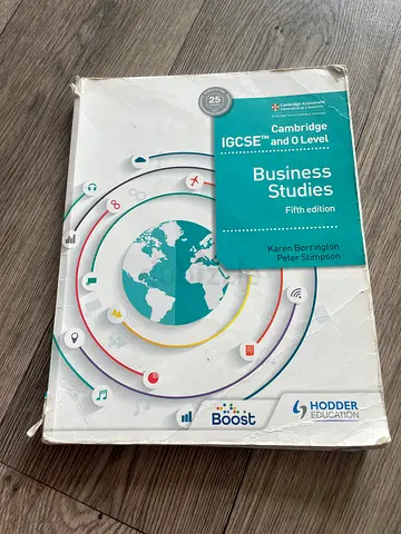 Cambridge IGCSE Business Studies (5th Edition) - IGCSE/O Level Textbook