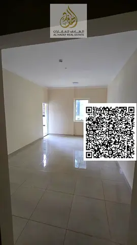 One bedroom and living room in Al Jurf 2, close to Delta, the courthouse, university, traffic department, and schools. It features two bathrooms, a ba