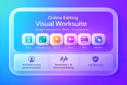 Online Editing Visual Worksuite | 1 Year Subscription