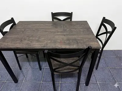 Dining Table with Four Chairs
