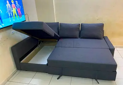 L shape sofa bed with storage Ikea FRITHEN
