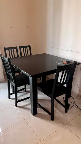 Wooden - Square Dining table set