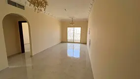 One-bedroom apartment with living room - Al Jurf 2, Ajman - 2 bathrooms - Central air conditioning -