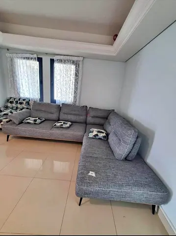 Home Center Corner Sofa Dark grey Good condition