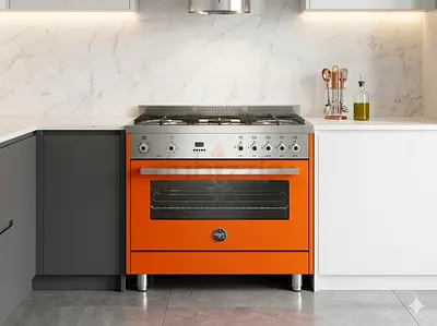 Bertazzoni latest model gass/electric 5 burners top gasd oven electric cooking range 90x60 stove B