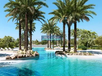 "For the First Time in Sharjah... A Crystal Lagoon and Organic Gardens in One Unique Community"