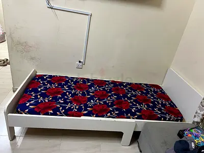 IKEA single bed with matress