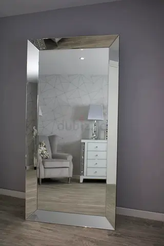 Full-length beveled wall mirror - excellent condition