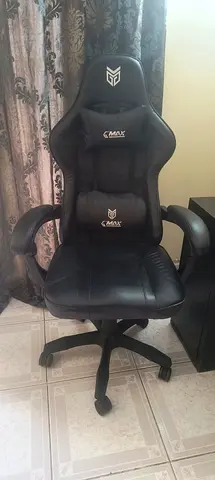 G-MAX Black PU Leather Gaming/Office Chair - Good Condition