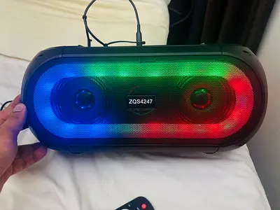 portable Bluetooth party speaker with RGB lights for sale