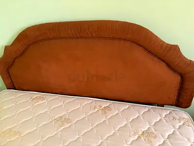 Silent night Upholstered Double Bed with Headboard and base