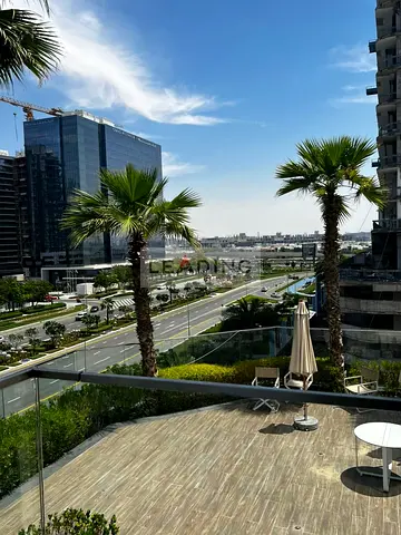 1 Bedroom Apartment | SOL Bay Business Bay | Balcony & Pool Access | Community and Burj View